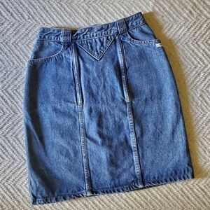 Vintage 90s Guess Denim Mini Skirt